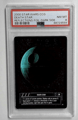 V1147: 2000: DEATH STAR: REFLECTIONS: FOIL: DARK SIDE: PSA 8: NM-MINT: 88724559